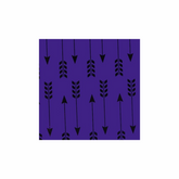 100 Pack - 9x12" Purple Die-Cut Handle Bags with Black Arrow Print (Thank You) - Infinite Pack